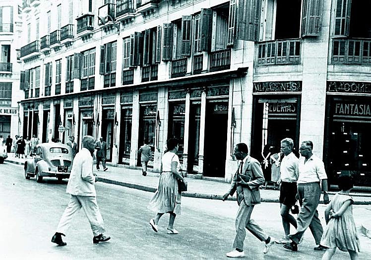 Larios Street in 1980.