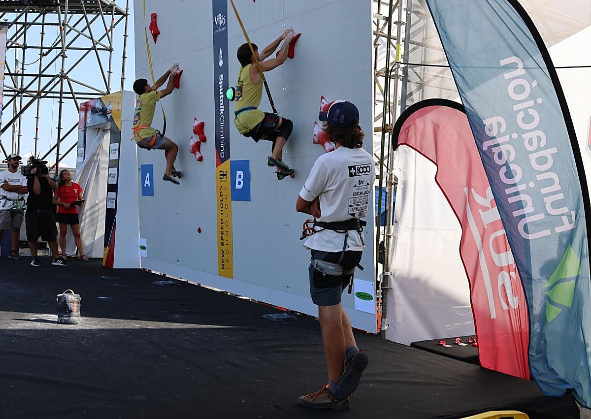 Imagen secundaria 1 - Mijas goes up in the world to host 300 climbers in Copa de España competition