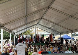 Visitors and locals enjoyed a flamenco show and free paella.