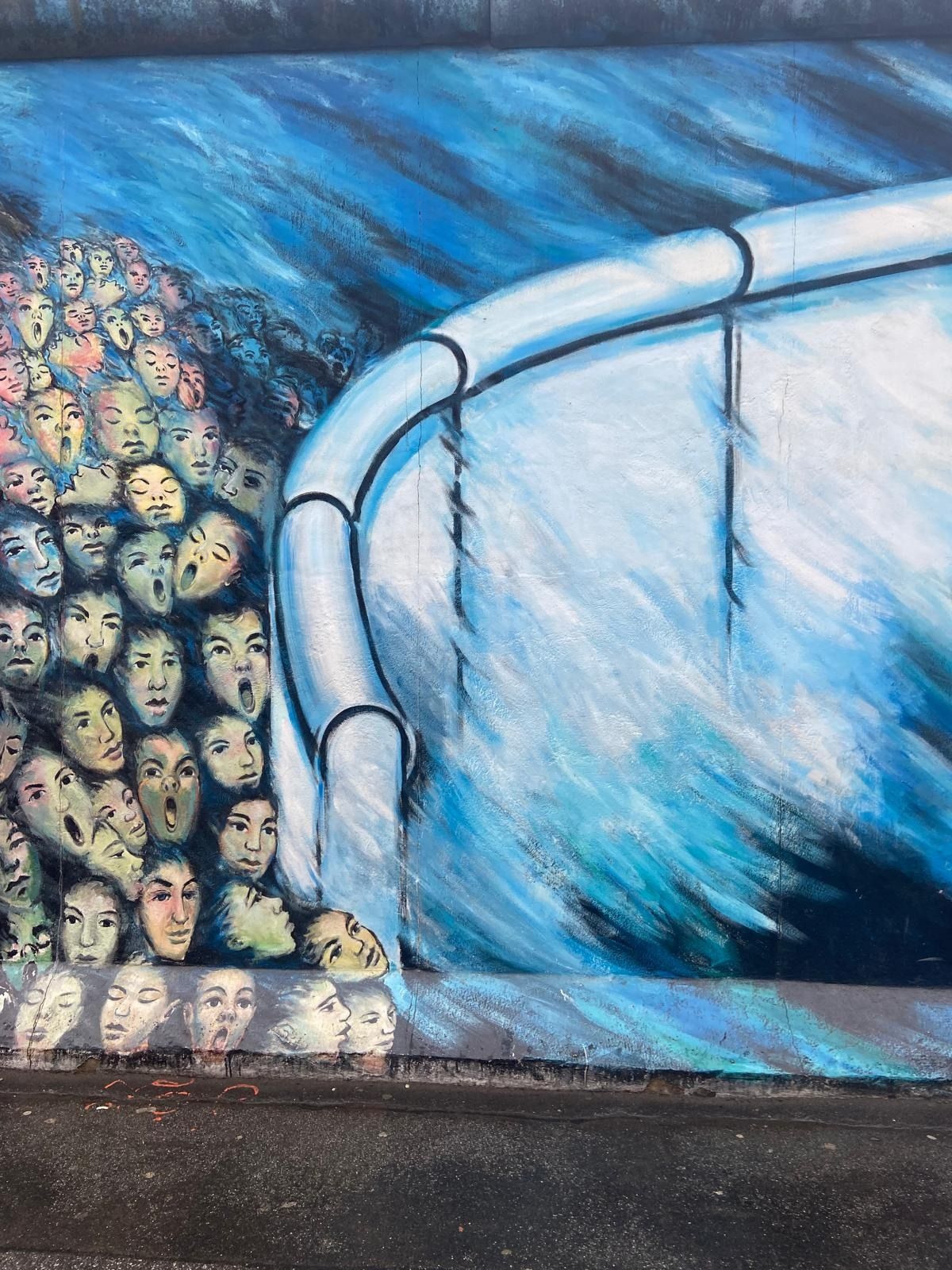 Art at the East Side Gallery.