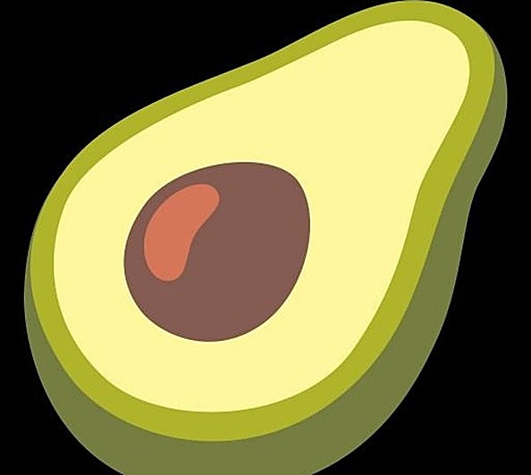 'Lol' and an avocado emoji