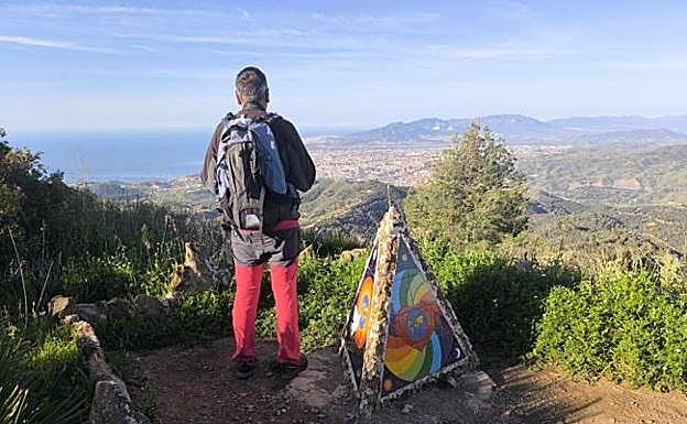 Mirador de la Unidad on the mountains of Malaga.