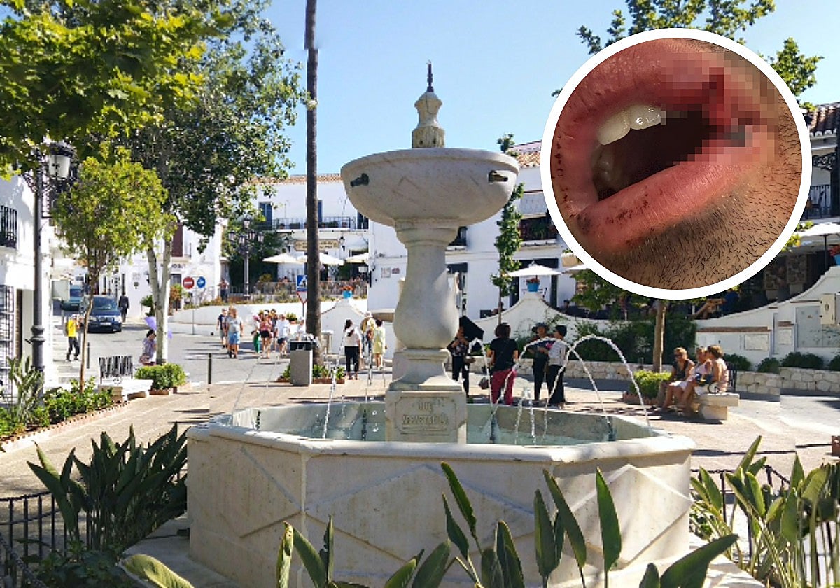 The square where the incident occurred.