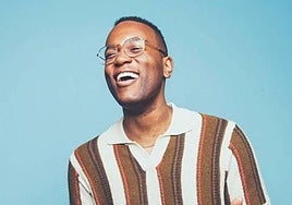 American jazz singer and pianist Michael Mayo.