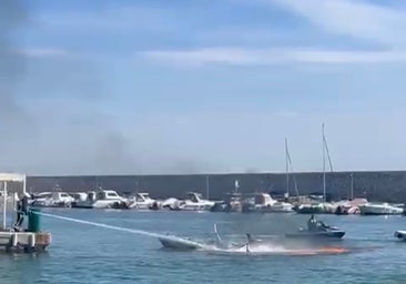 Eight people injured, three seriously, in fire on leisure boat in Costa del Sol port