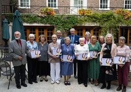 Helen Sijsling (second right) with other Marsh Award winners in London.
