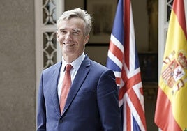 British Ambassador Alex Ellis has been in the role since last September.