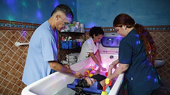 A patient's story: Valentina’s water therapy on the Costa del Sol helps living with cerebral palsy
