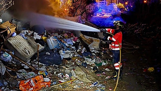 Early morning scare as second fire breaks out in just 48 hours near Costa del Sol shanty town
