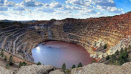 The Andalusian mine that looks like a red planet and is declared an industrial heritage site
