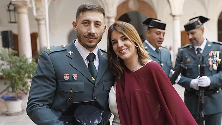 Surprise marriage proposal for childhood sweetheart during Guardia Civil celebrations in Malaga town