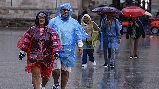 Aemet warns of 'occasional heavy rain and thunderstorms' this week in south of Spain
