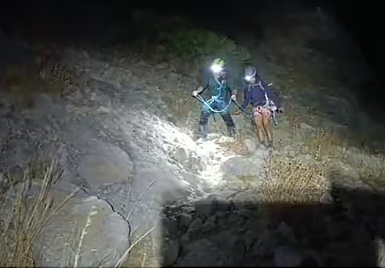 Disorientated climbers rescued under cover of darkness in El Chorro area of Malaga province