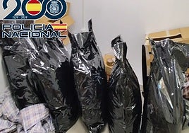 Some of the drugs seized in the Axarquía.