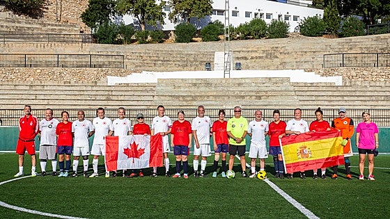 Team Canada national walking football squad trains in Malaga's Axarquía ahead of world cup
