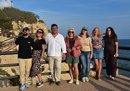 The group at the El Cantal cliffs.