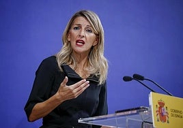 Second deputy PM of Spain Yolanda Díaz.