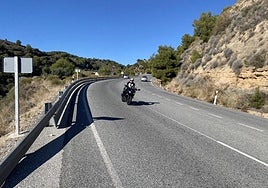 The road between Nerja and Almuñécar is very popular with motorcyclists at weekends.