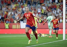Alexia Putellas scored twice to put Spain firmly in the driving seat.