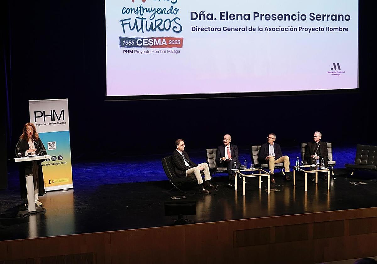 Proyecto Hombre's 40th anniversary was held in the Edgar Neville hall in Malaga on Tuesday.