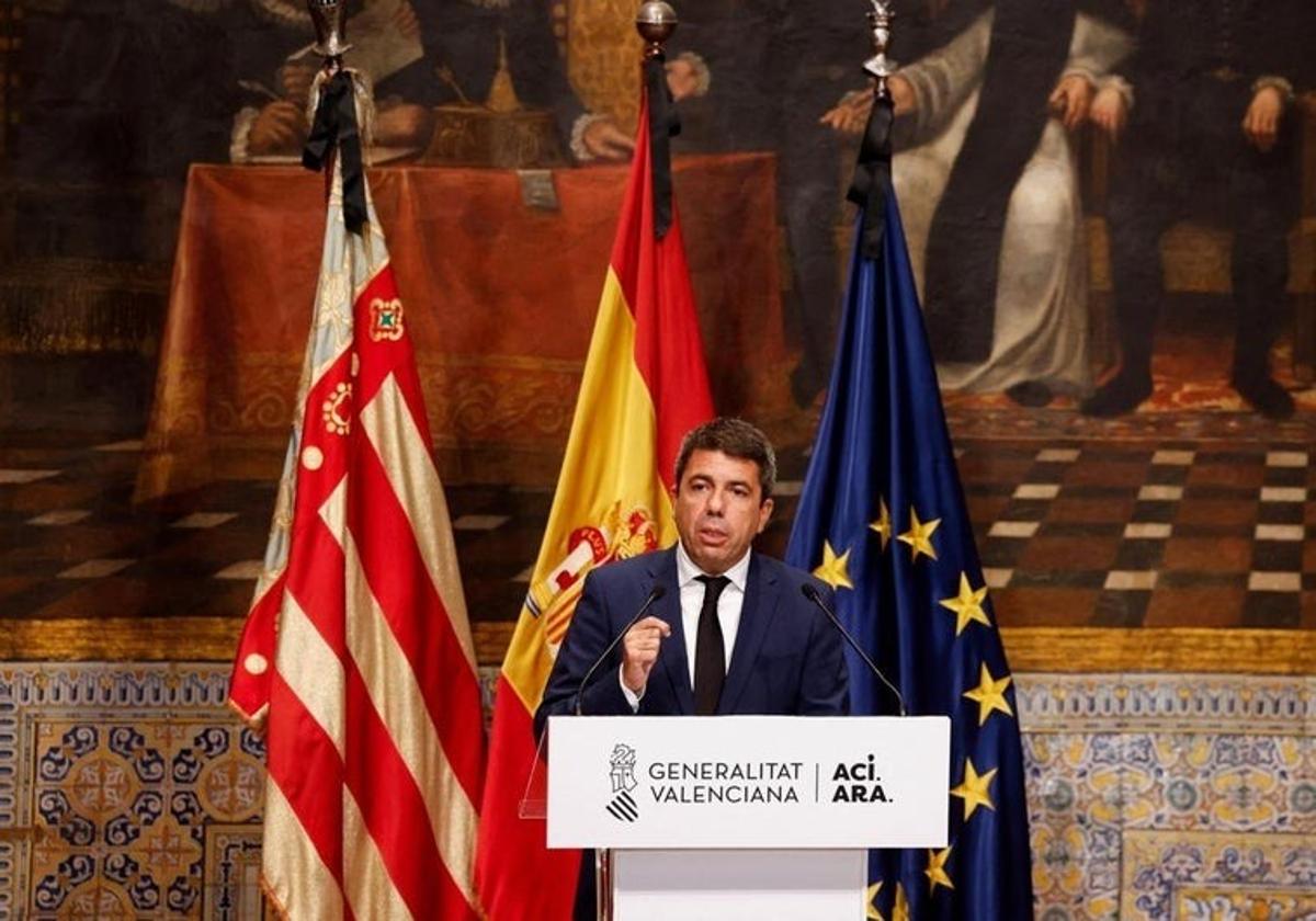 President of Valencia's government Carlos Mazón admits 'there were things that should have been done better' on the 'dana' tragedy anniversary