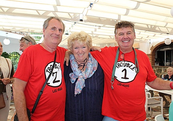 Founder Fabienne Paques at the fundraiser in Mijas Costa.