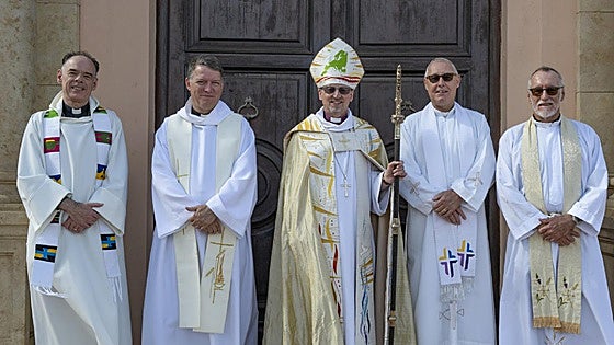 Bishop of the Diocese of Europe visits the Costa del Sol