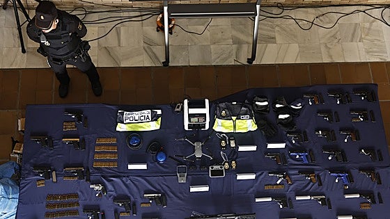 From a kidnapping to several shooting incidents: 55 suspects arrested and 37 firearms seized on Costa del Sol in the last month