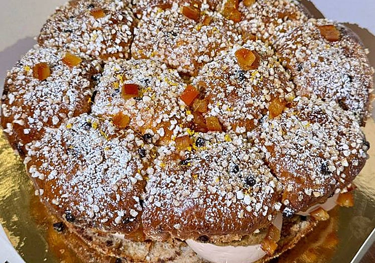 Chocolate cake with which Sueño Pastelería won third prize in the competition.