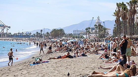 Malaga town records highest maximum temperature in Spain in October
