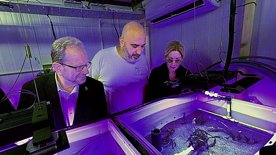 Minister praises seagrass restoration efforts at Nautilus Project nursery in Gibraltar
