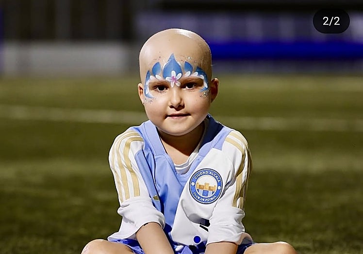 Little Victoria Esperanza, who now has a donor.