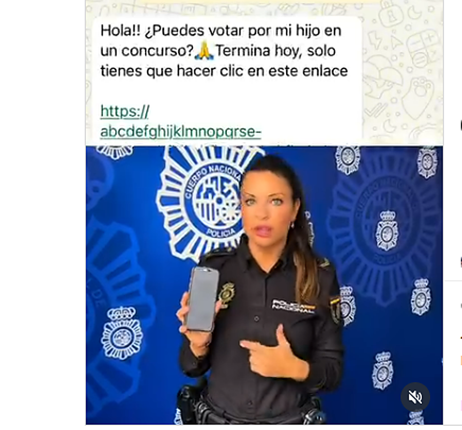 'Vote for my child': Spanish police warn of new scam aiming to gain access to your WhatsApp account