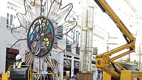 New Christmas lights start to take shape ahead of switch-on of Malaga's famous festive spectacle