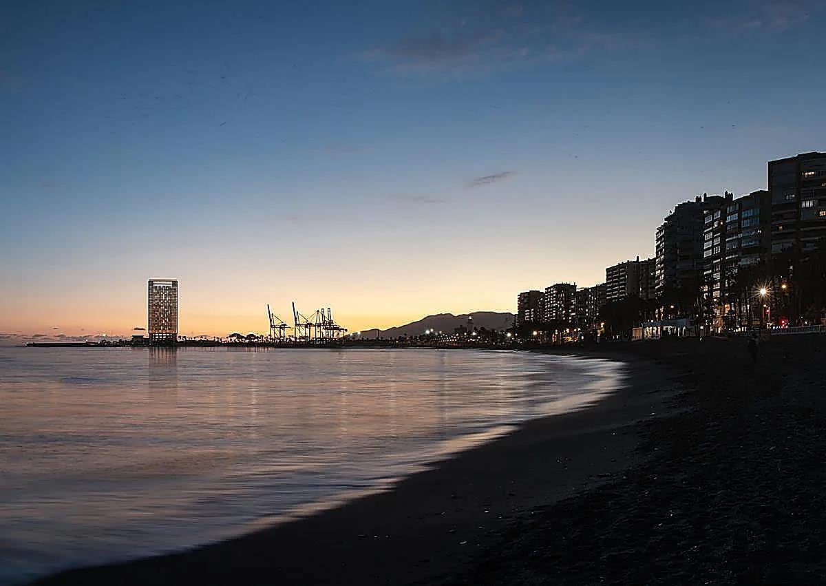 Imagen secundaria 1 - New features of proposed skyscraper hotel in Malaga&#039;s port unveiled