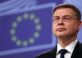 European commissioner for economic affairs Valdis Dombrovskis.