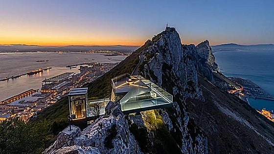 The impressive glass-floored 360-degree viewpoint that is a must-see in Gibraltar
