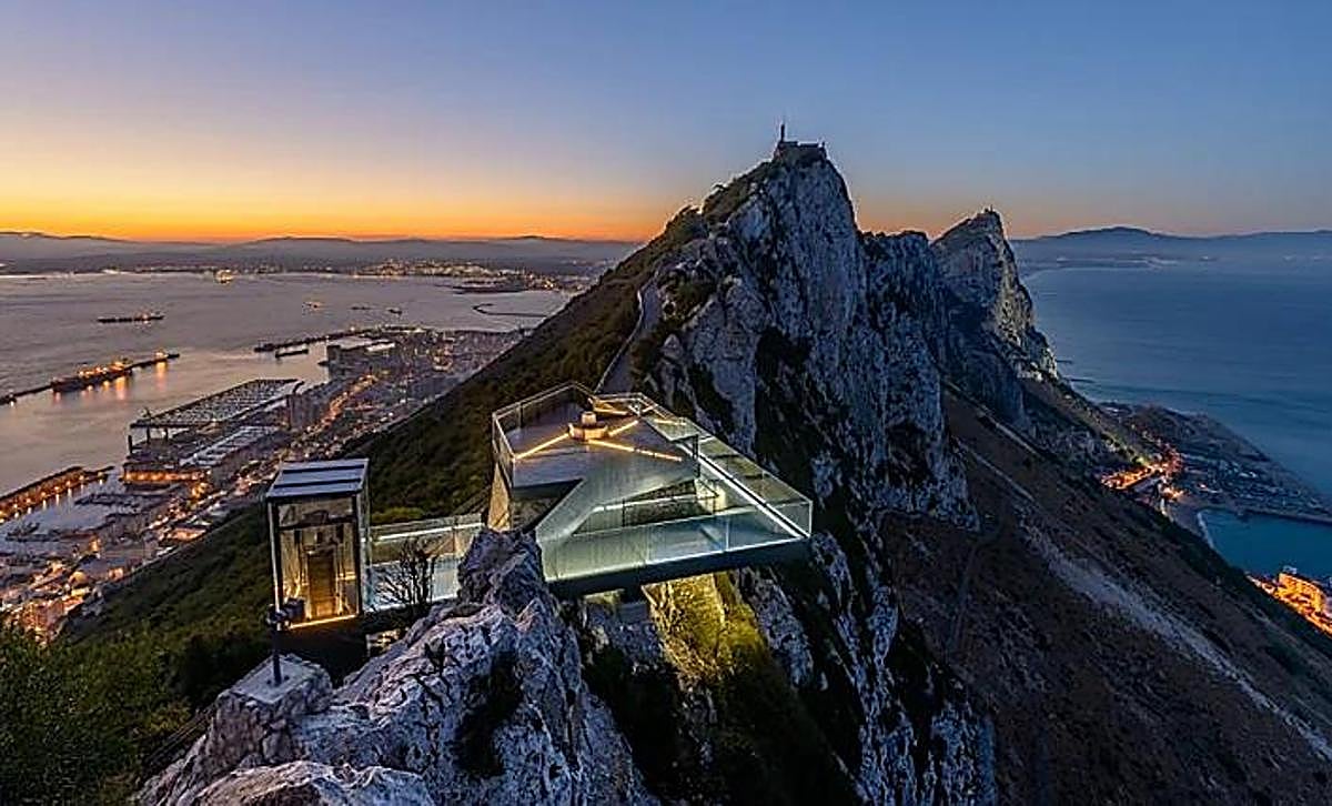 On a clear day, it feels as though you could reach out with you hands and touch Africa from this from this spectacular viewpoint.