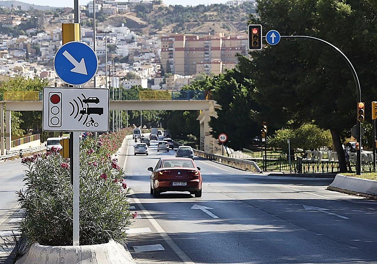 Photo of the crossroad on Avenida Valle Inclán - one of the locations where cameras have been installed.