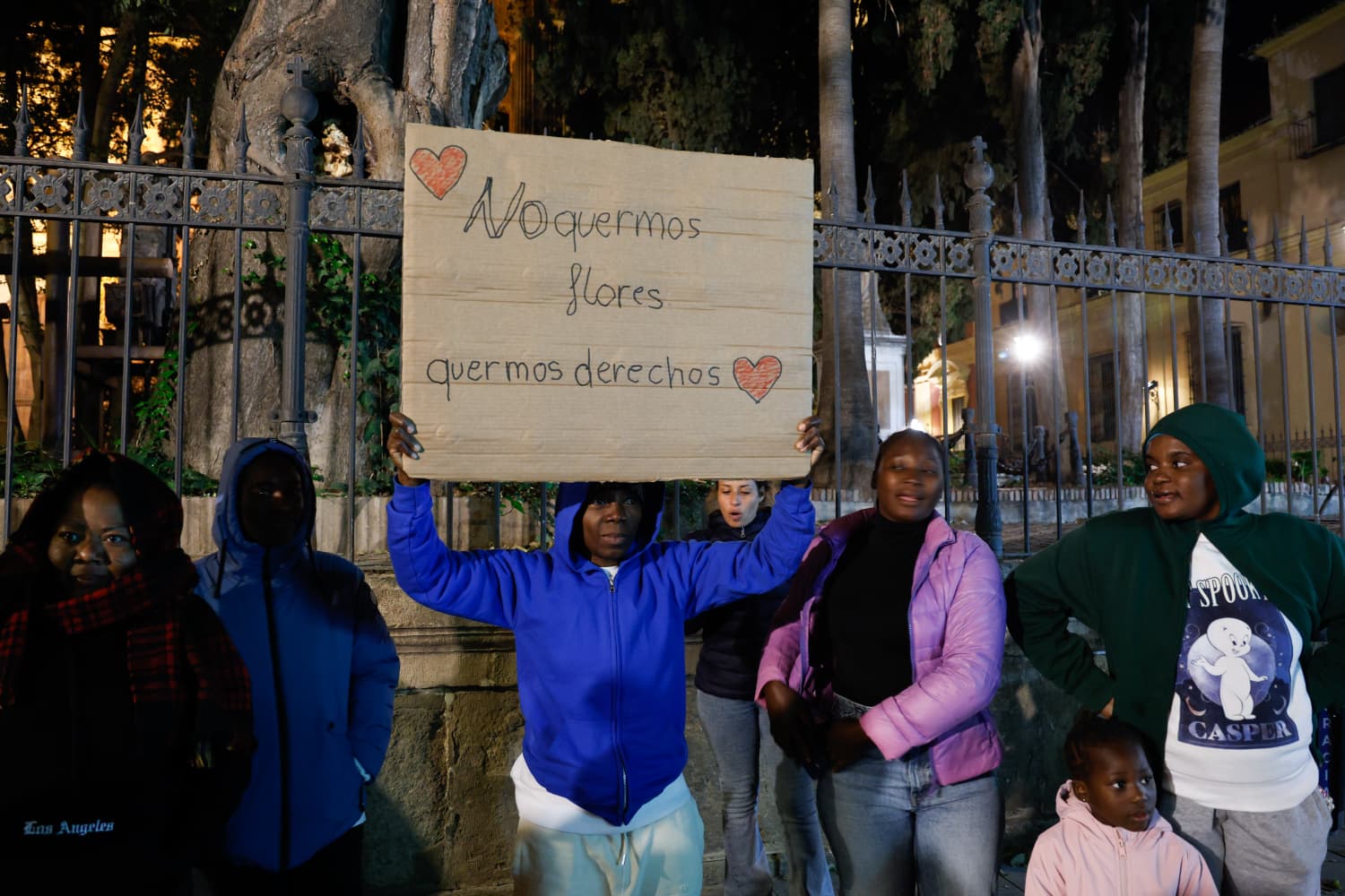 Thousands of people march through Malaga in protest against gender violence, in pictures