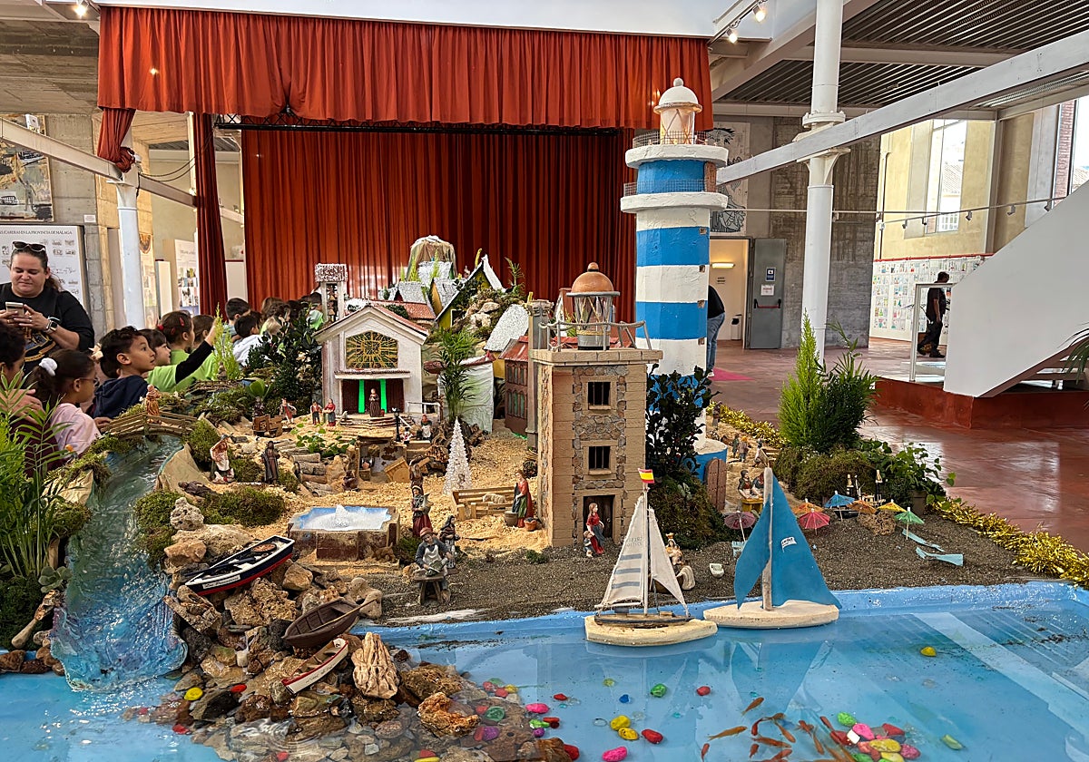 A section of Torre del Mar's nativity scene