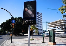Coldest autumn day in Malaga province; city temperatures dropped to 6C