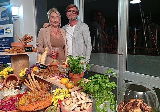 Kasia and Tomasz at the Axarquía Business Networking event in November.