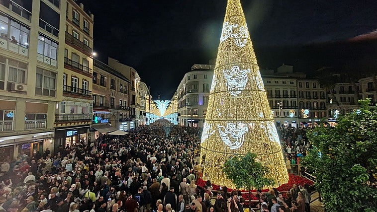 Last year's view of Calle Larios