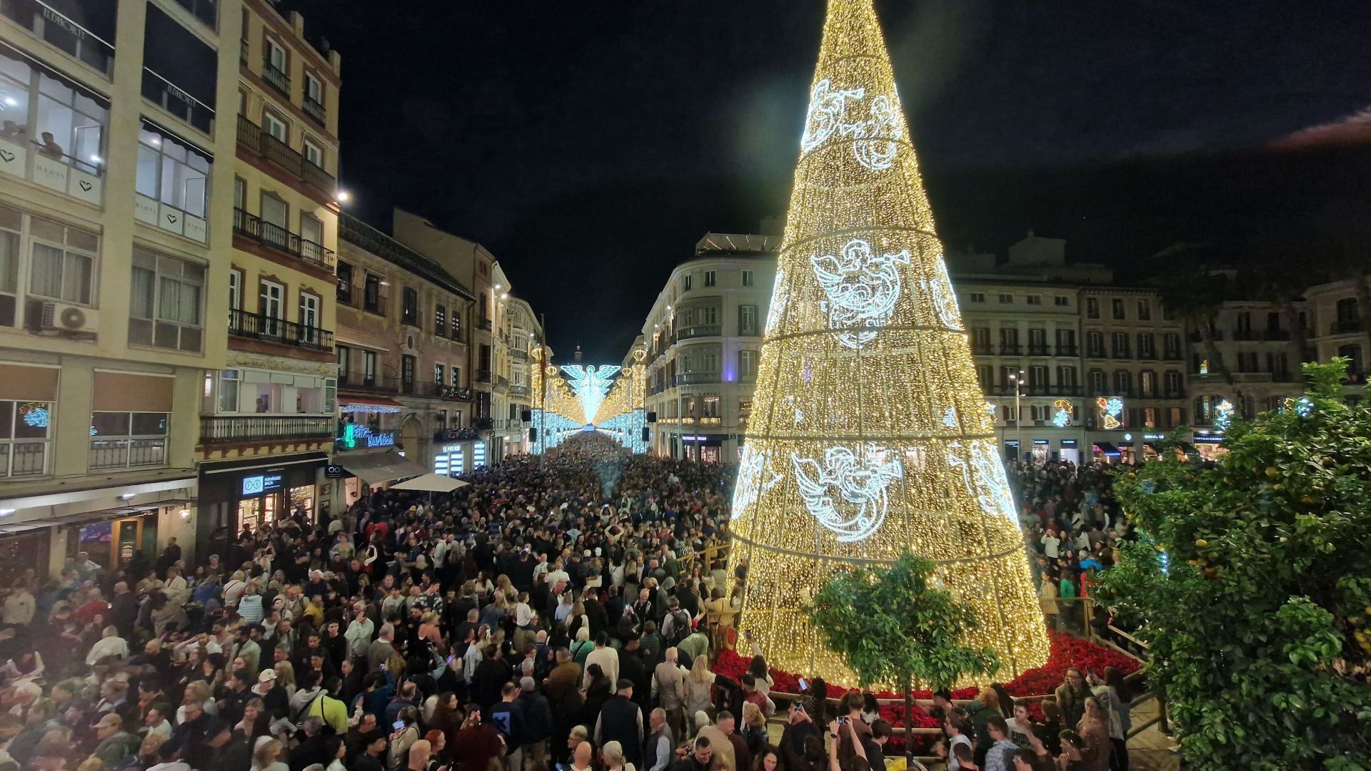 Last year's view of Calle Larios