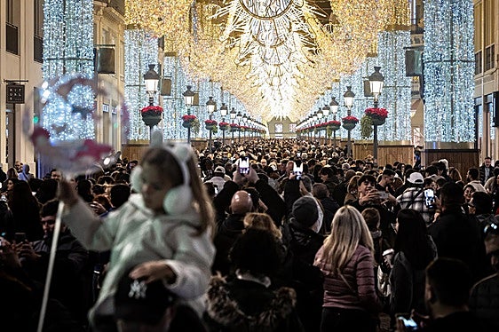 First big Christmas weekend in Malaga: 'Crowded and very warm'