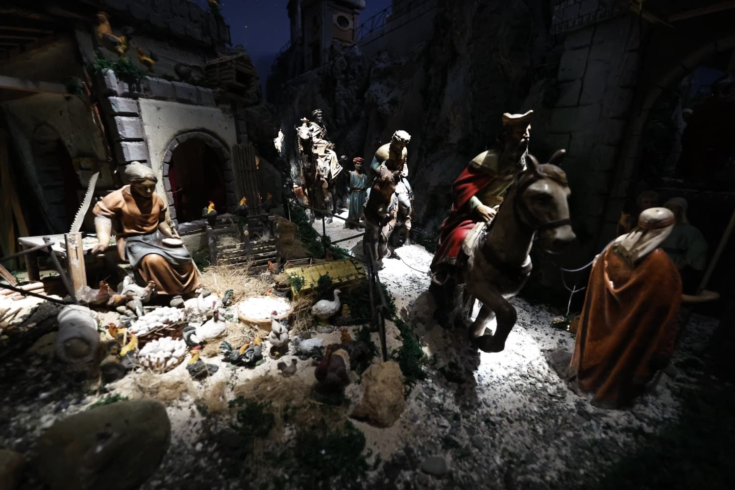 Nativity scenes around the city in pictures