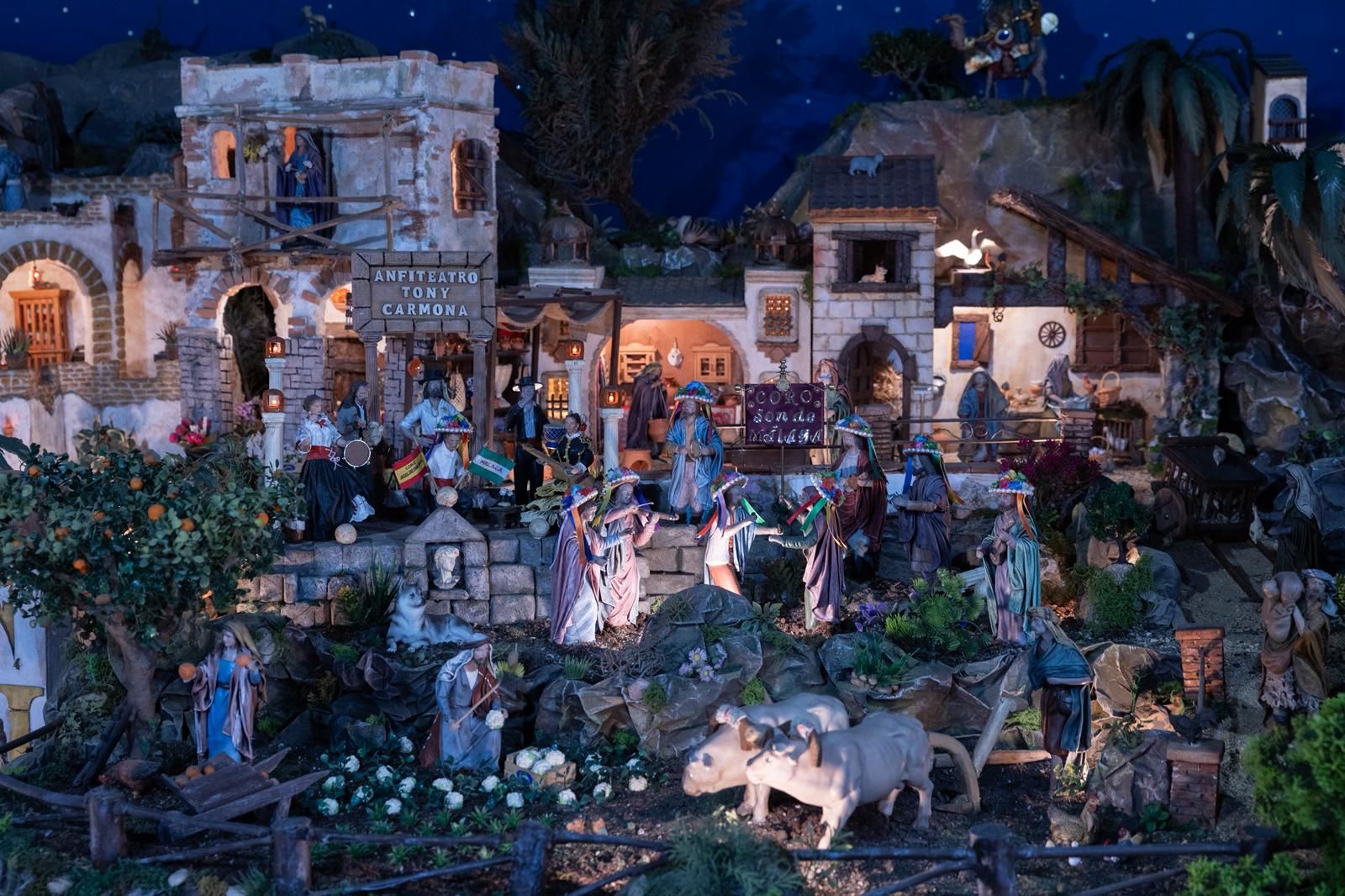 Nativity scenes around the city in pictures