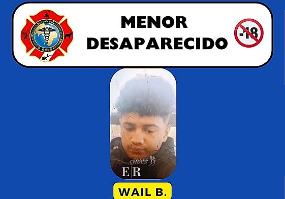 Missing person poster for Wail B