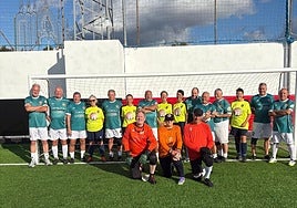 The Costa del Sol Sisters after their friendly match with AC Benahavis.